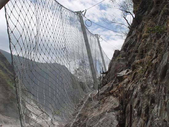 Flexible Slope Protection Netting